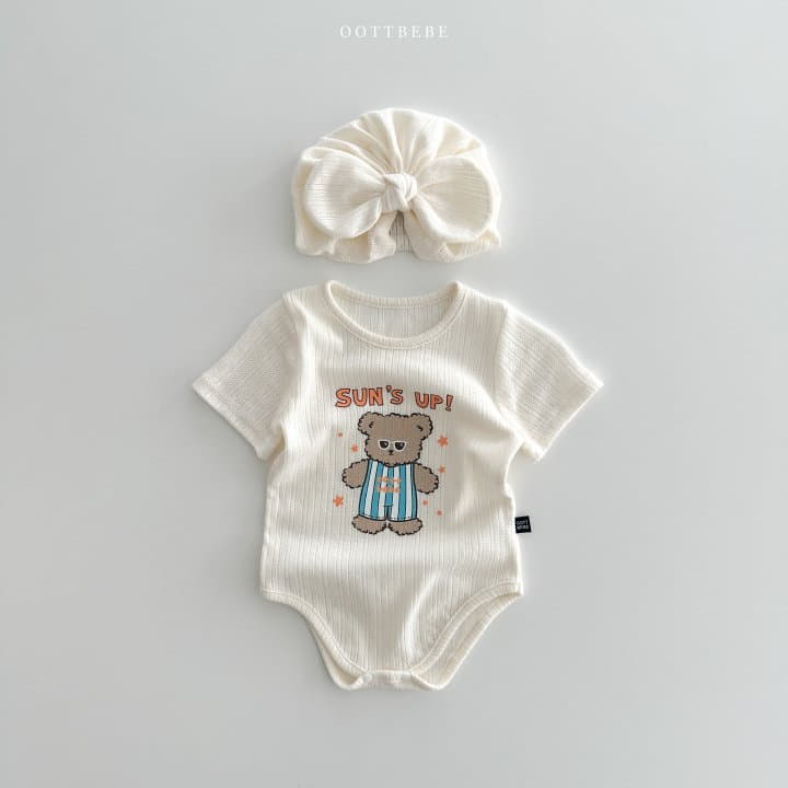 Oott Bebe - Korean Baby Fashion - #babyfashion - JacquardBodysuit