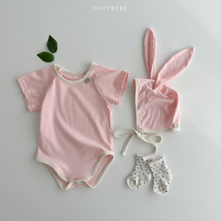 Oott Bebe - Korean Baby Fashion - #onlinebabyshop - Dream Modal Bunny Bonnet - 9