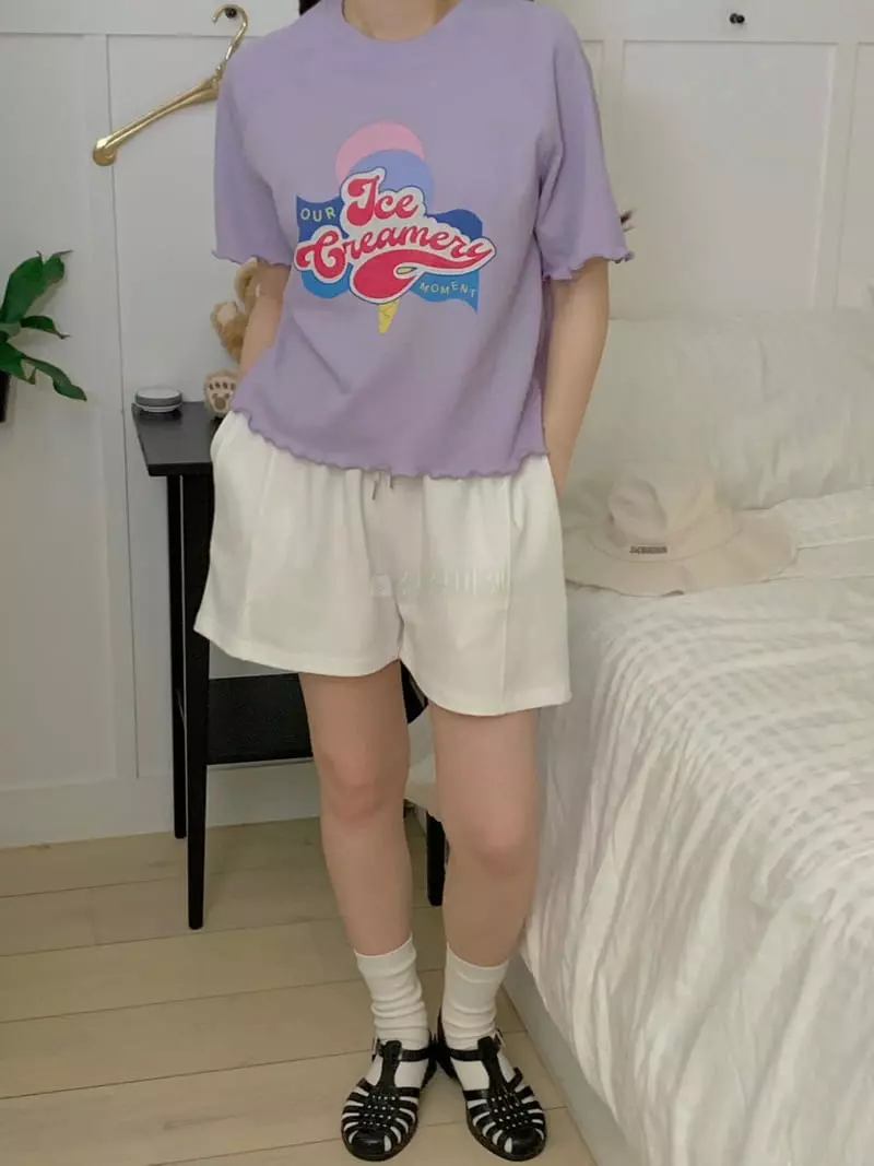 Our Moment - Korean Women Fashion - #momslook - Melting Tee - 3