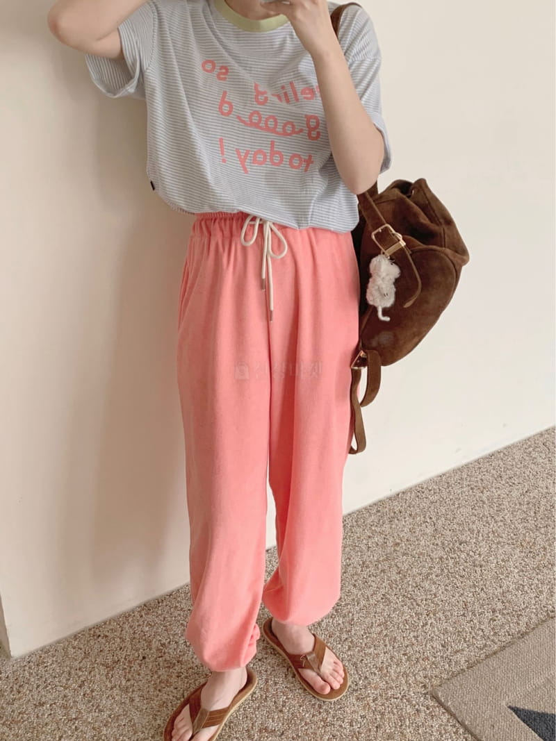 Our Moment - Korean Women Fashion - #restrostyle - Terry Pants - 3