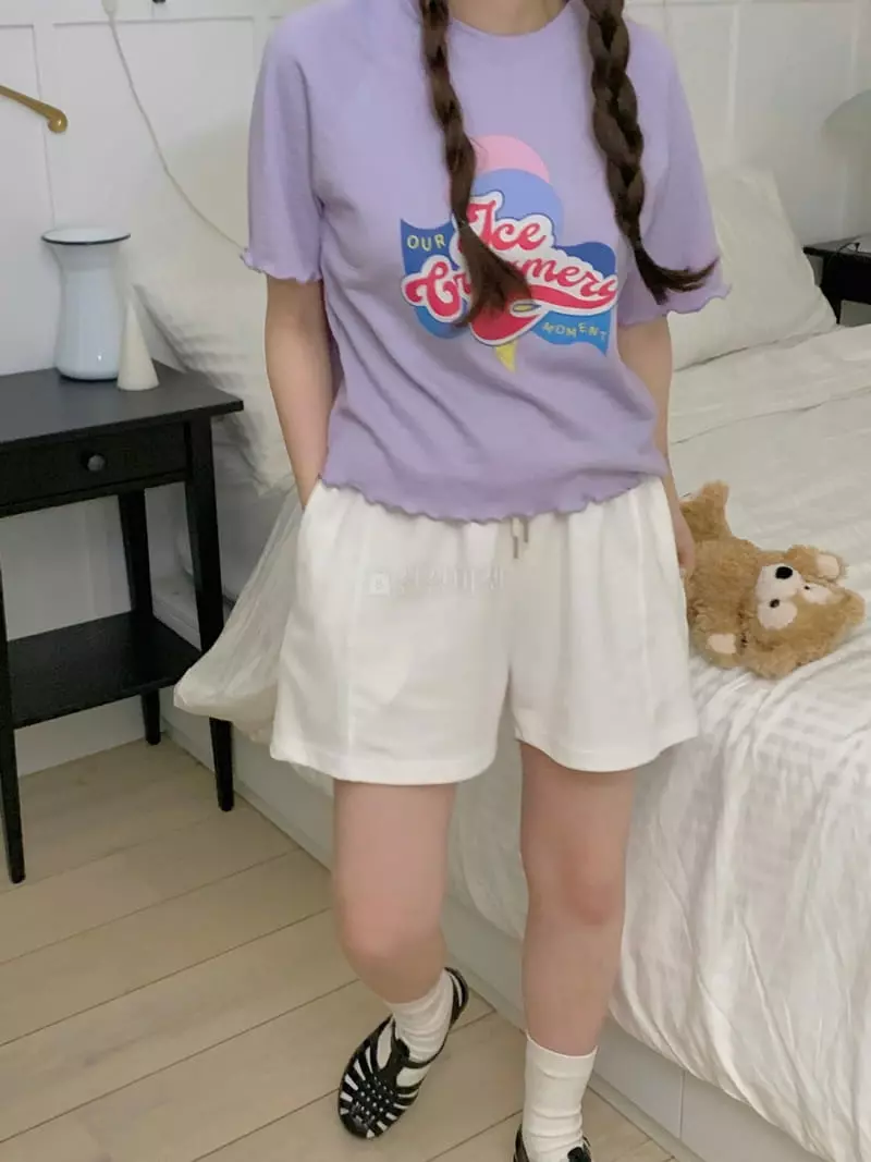 Our Moment - Korean Women Fashion - #momslook - Melting Tee - 4