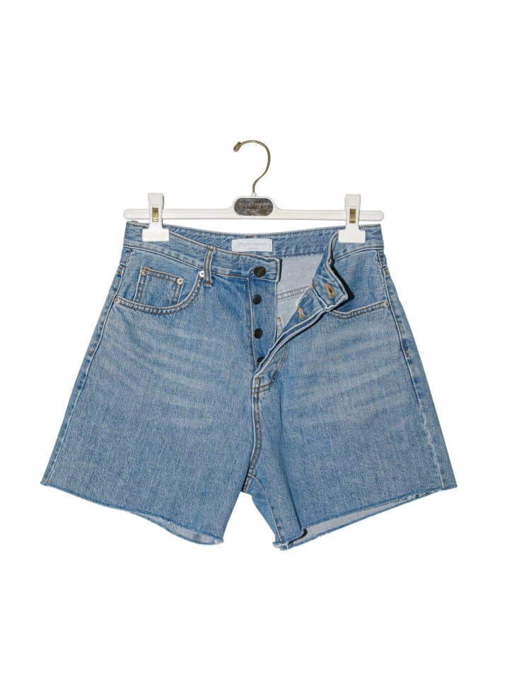 Paper Moon - Korean Women Fashion - #momslook - Vintage Oversize Denim Shorts - 4