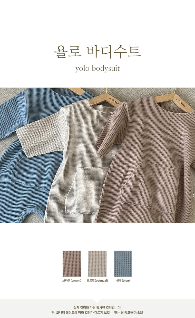 Peekaboo - Korean Baby Fashion - #babyboutiqueclothing - Yolo Bodysuit