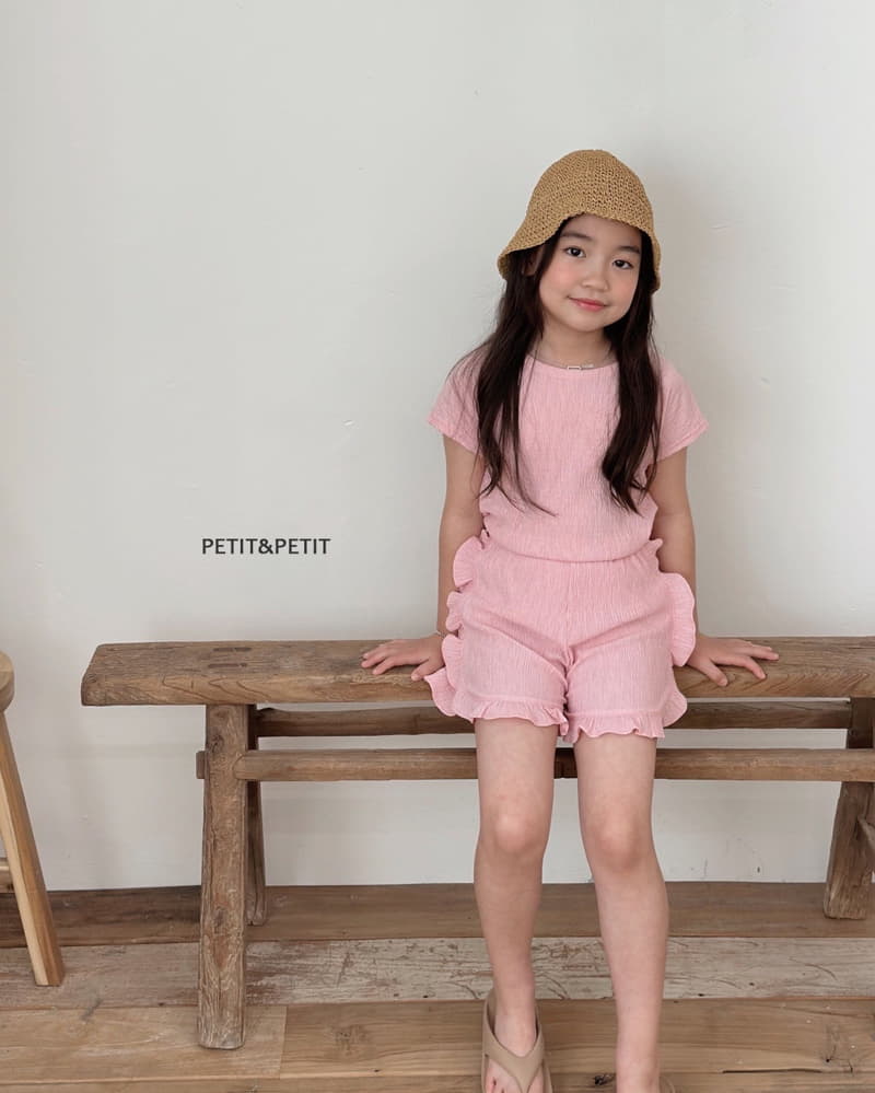 Petit & Petit - Korean Children Fashion - #Kfashion4kids - Momo Frill Top Bottom Set - 7