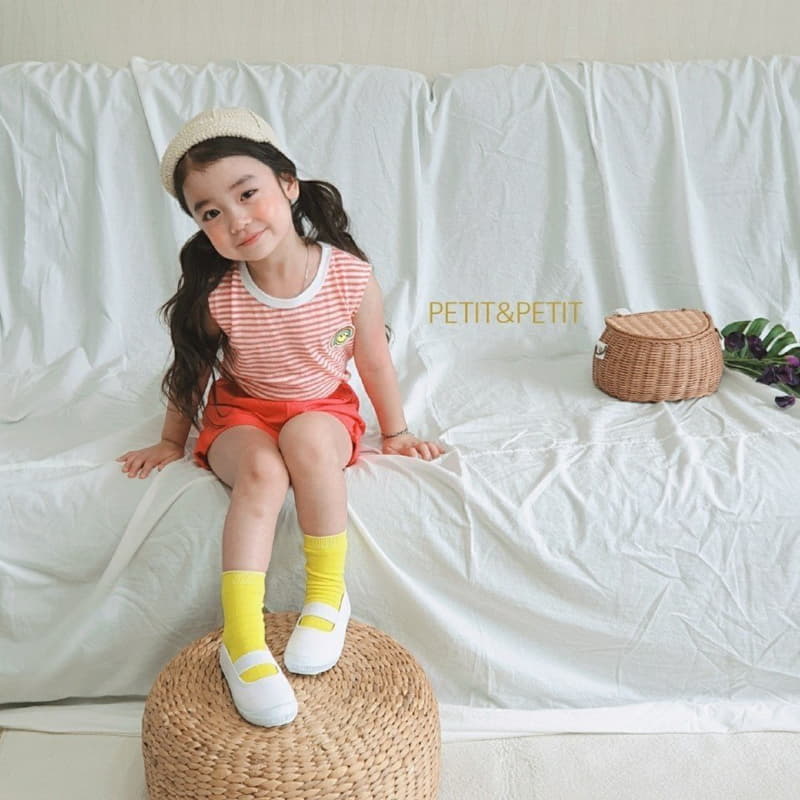 Petit & Petit - Korean Children Fashion - #kidzfashiontrend - Stripes Top Bottom Set - 4