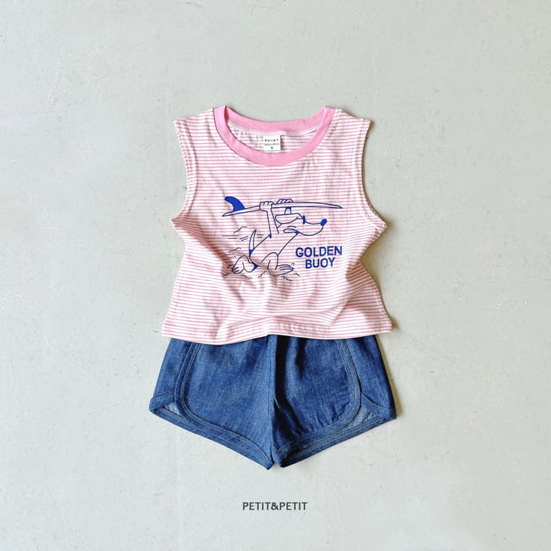 Petit & Petit - Korean Children Fashion - #Kfashion4kids - Surfing Stripes Sleeveless