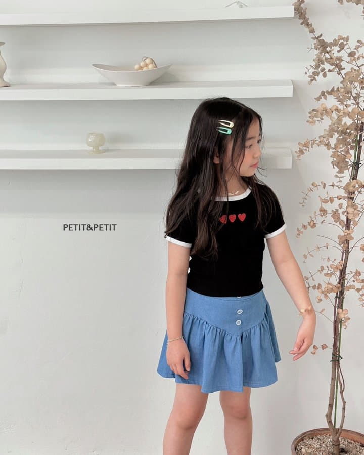 Petit & Petit - Korean Children Fashion - #Kfashion4kids - Heart Crop Tee - 9