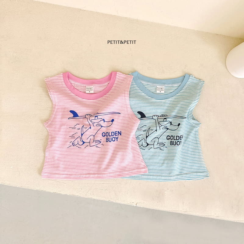 Petit & Petit - Korean Children Fashion - #childofig - Surfing Stripes Sleeveless - 7