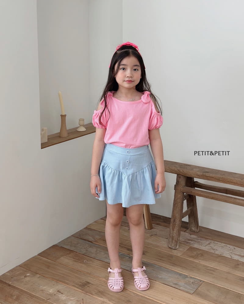 Petit & Petit - Korean Children Fashion - #childofig - Dubble Ribbon Tee - 5