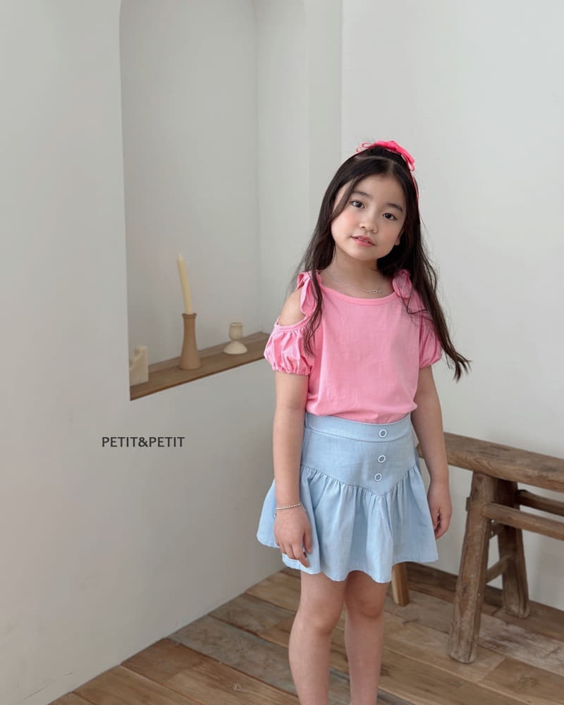 Petit & Petit - Korean Children Fashion - #childrensboutique - Dubble Ribbon Tee - 7