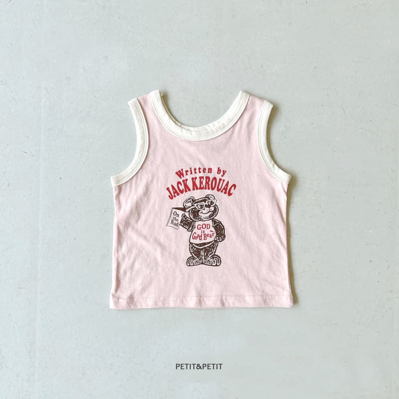 Petit & Petit - Korean Children Fashion - #childrensboutique - Good Bear Sleeveless - 5