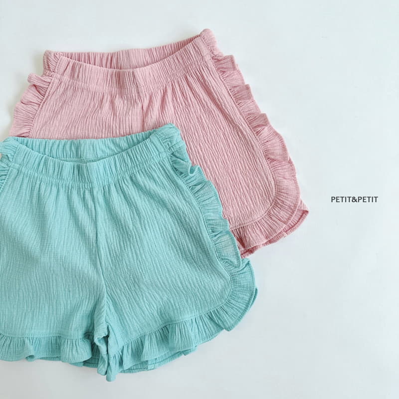 Petit & Petit - Korean Children Fashion - #designkidswear - Momo Frill Top Bottom Set