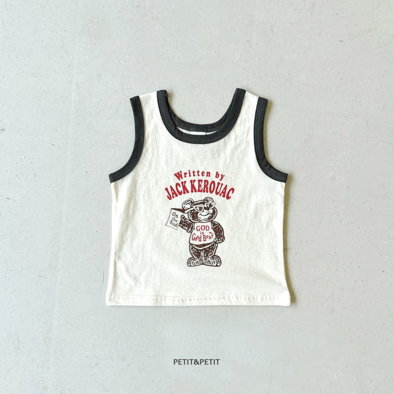 Petit & Petit - Korean Children Fashion - #designkidswear - Good Bear Sleeveless - 6