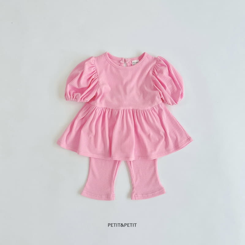 Petit & Petit - Korean Children Fashion - #fashionkids - Routine Top Bottom Set