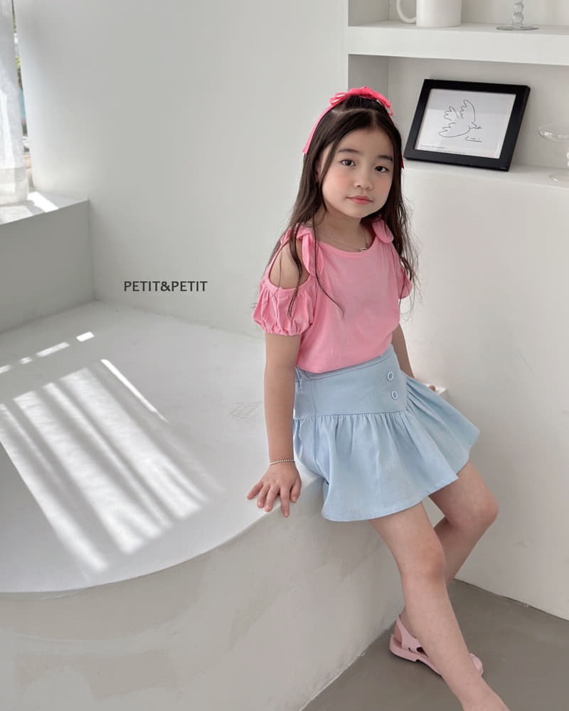 Petit & Petit - Korean Children Fashion - #fashionkids - Dubble Ribbon Tee - 10