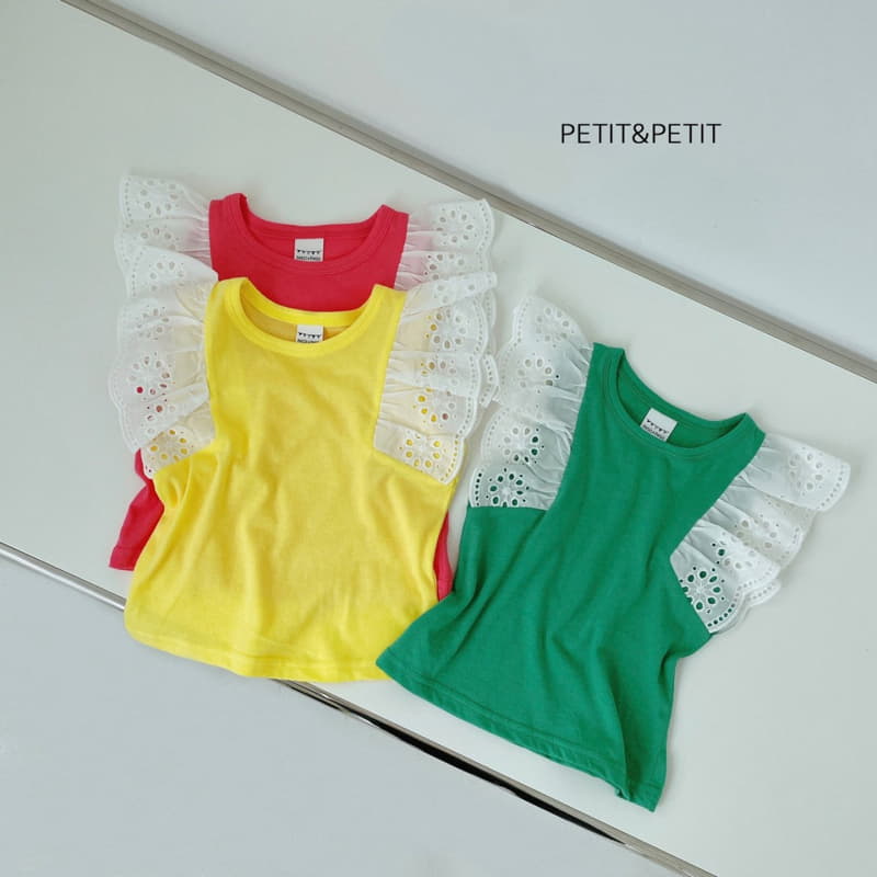 Petit & Petit - Korean Children Fashion - #kidsshorts - Nana Lace Tee - 10