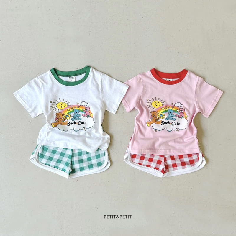 Petit & Petit - Korean Children Fashion - #kidsshorts - Cloud Top Bottom Set - 8