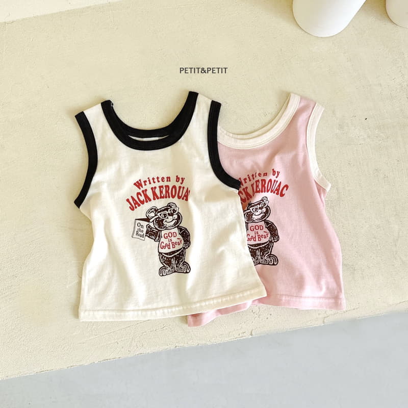 Petit & Petit - Korean Children Fashion - #kidsstore - Good Bear Sleeveless - 10