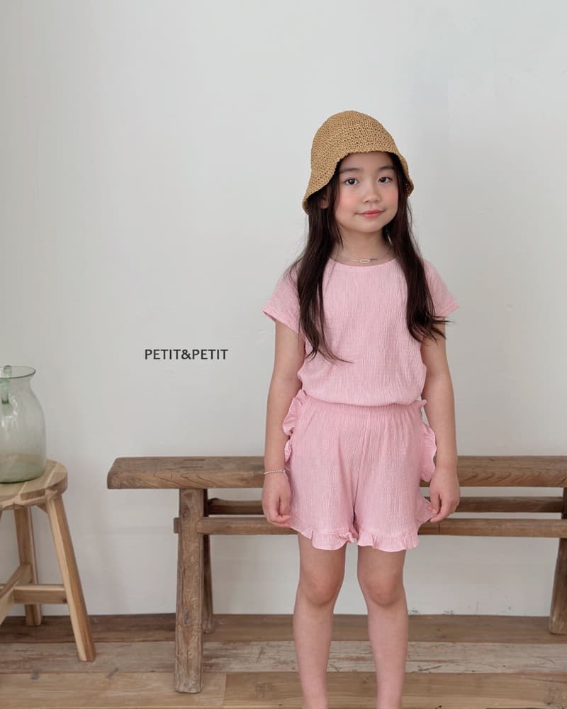 Petit & Petit - Korean Children Fashion - #littlefashionista - Momo Frill Top Bottom Set - 8