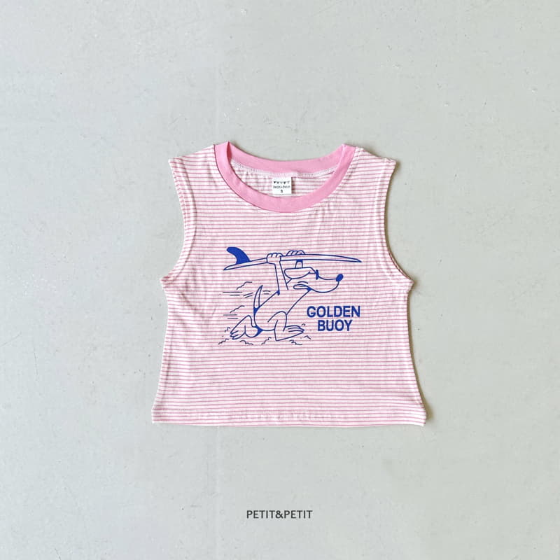 Petit & Petit - Korean Children Fashion - #littlefashionista - Surfing Stripes Sleeveless - 2