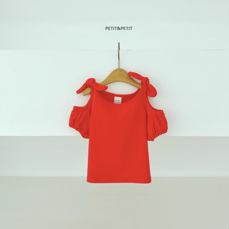 Petit & Petit - Korean Children Fashion - #littlefashionista - Dubble Ribbon Tee