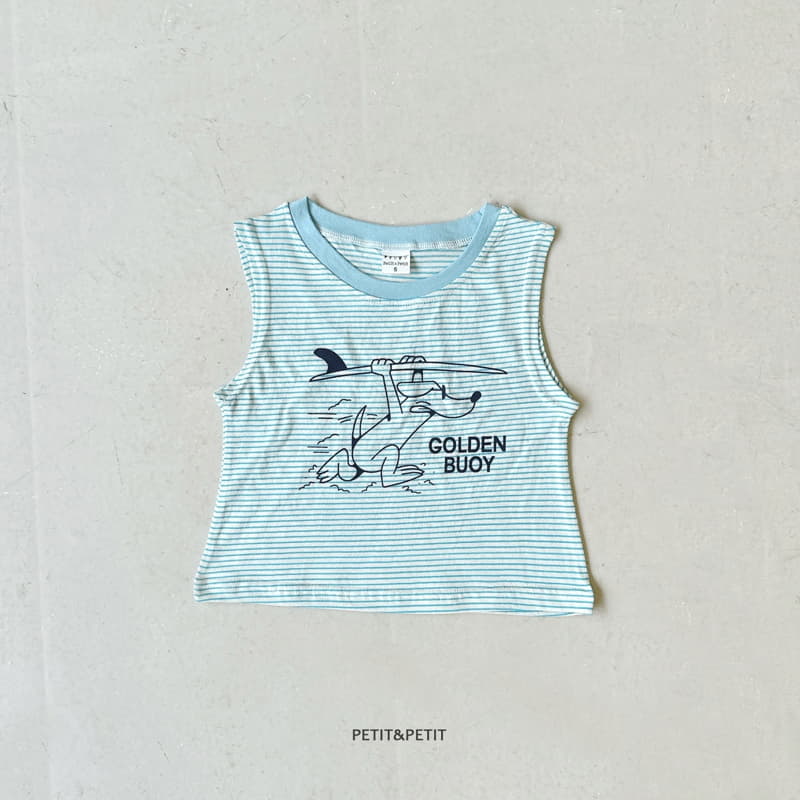 Petit & Petit - Korean Children Fashion - #magicofchildhood - Surfing Stripes Sleeveless - 3