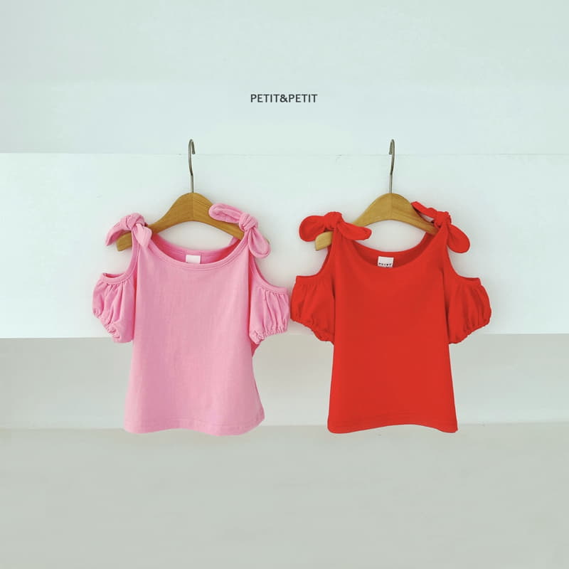 Petit & Petit - Korean Children Fashion - #magicofchildhood - Dubble Ribbon Tee - 2