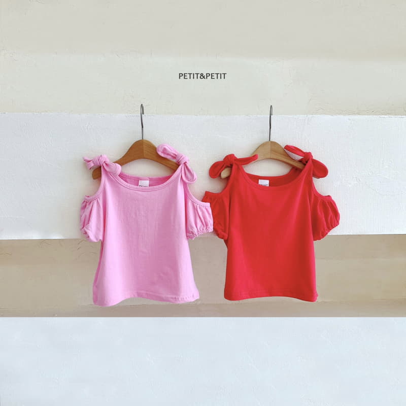 Petit & Petit - Korean Children Fashion - #minifashionista - Dubble Ribbon Tee - 3