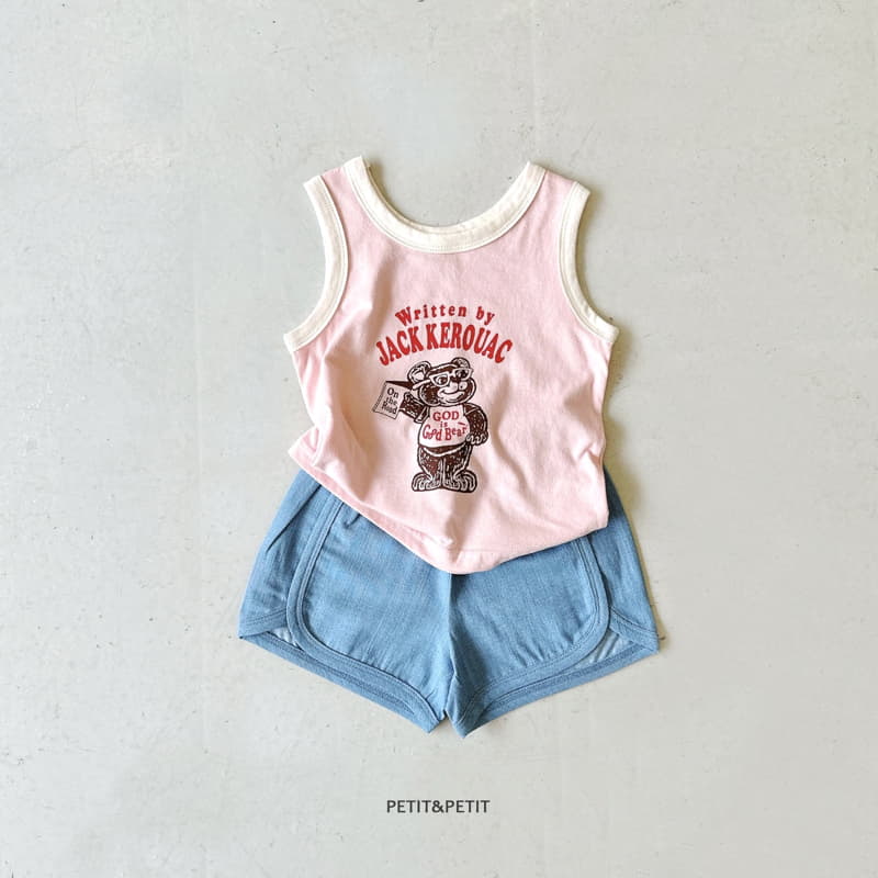 Petit & Petit - Korean Children Fashion - #minifashionista - Good Bear Sleeveless