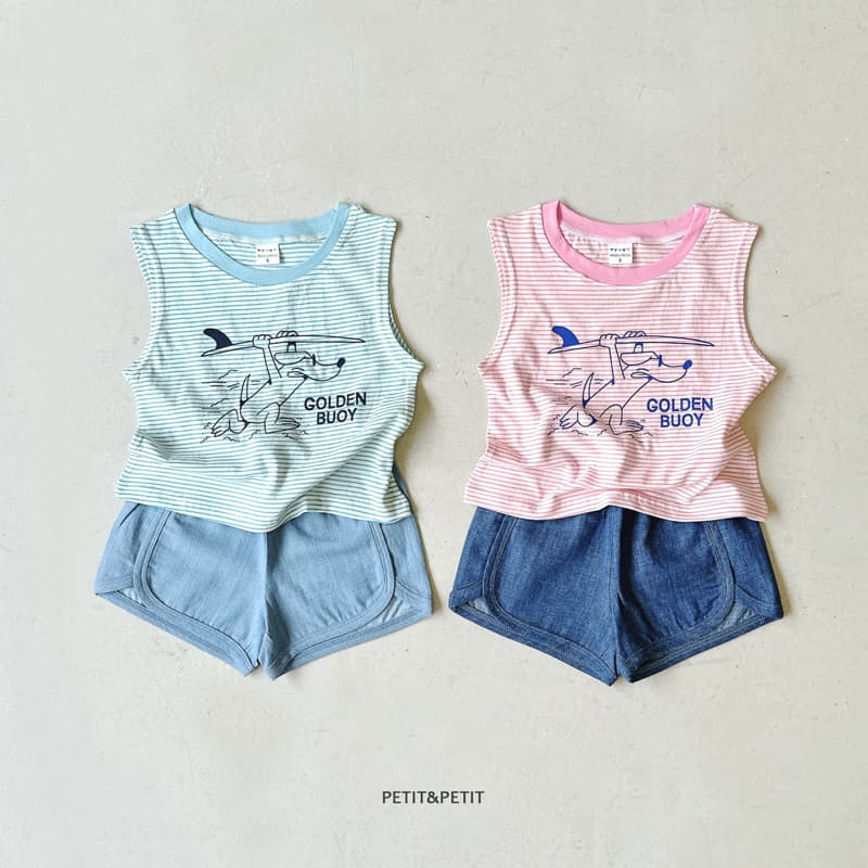 Petit & Petit - Korean Children Fashion - #prettylittlegirls - Surfing Stripes Sleeveless - 5