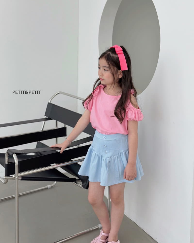 Petit & Petit - Korean Children Fashion - #minifashionista - Dubble Ribbon Tee - 4