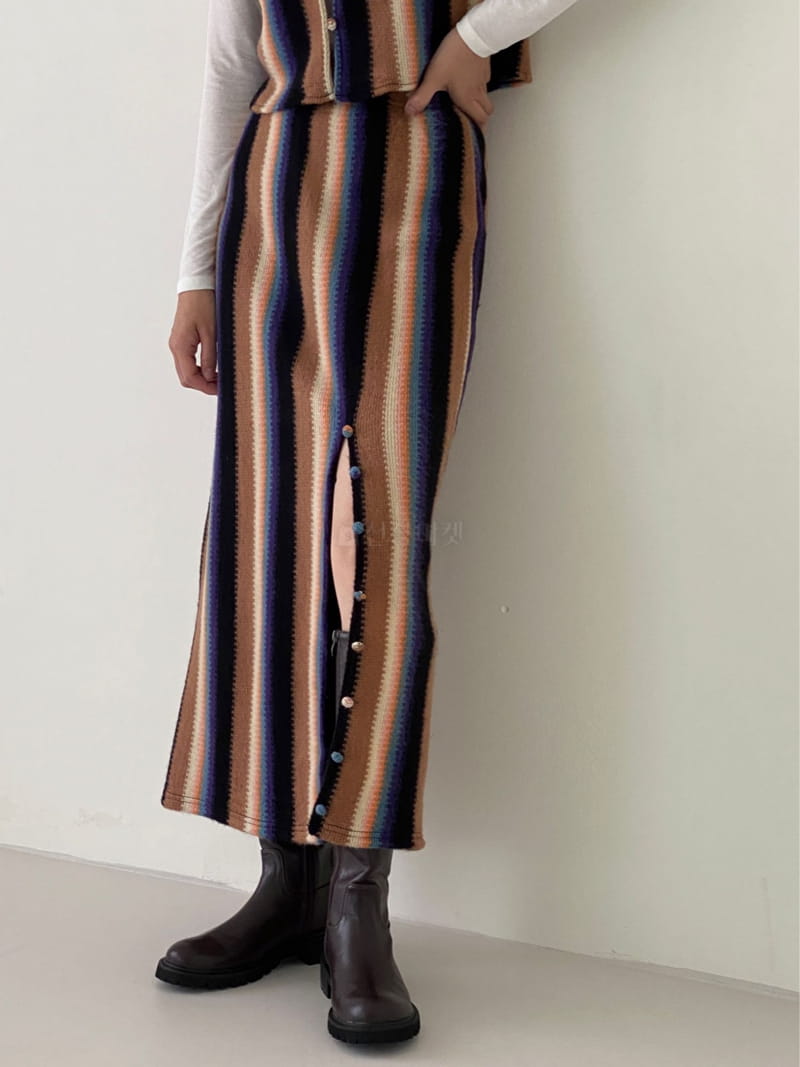 Pin Code - Korean Women Fashion - #womensfashion - Multi Skirt - 6