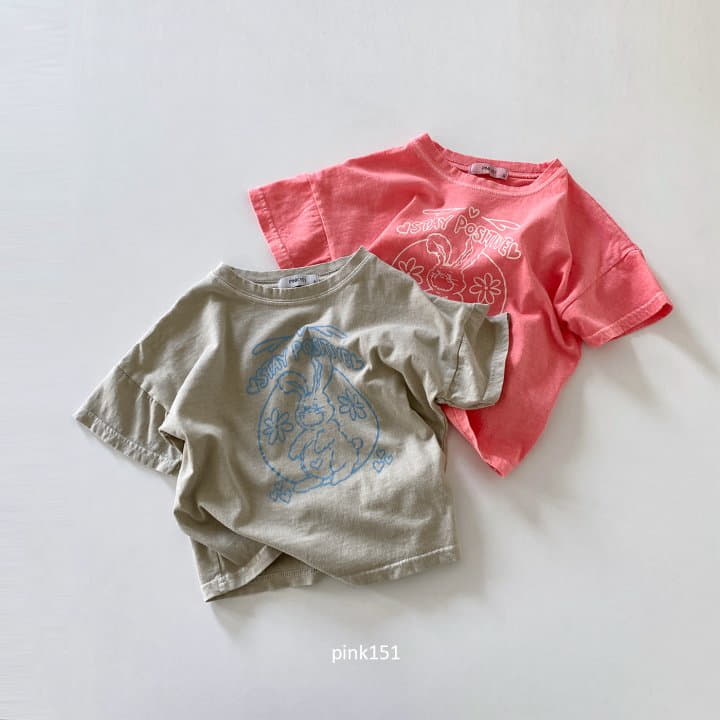 Pink151 - Korean Children Fashion - #childofig - Summer Bunny Tee