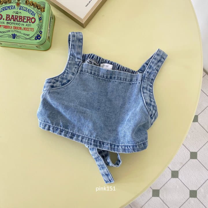 Pink151 - Korean Children Fashion - #littlefashionista - Stone Denim Vest - 8