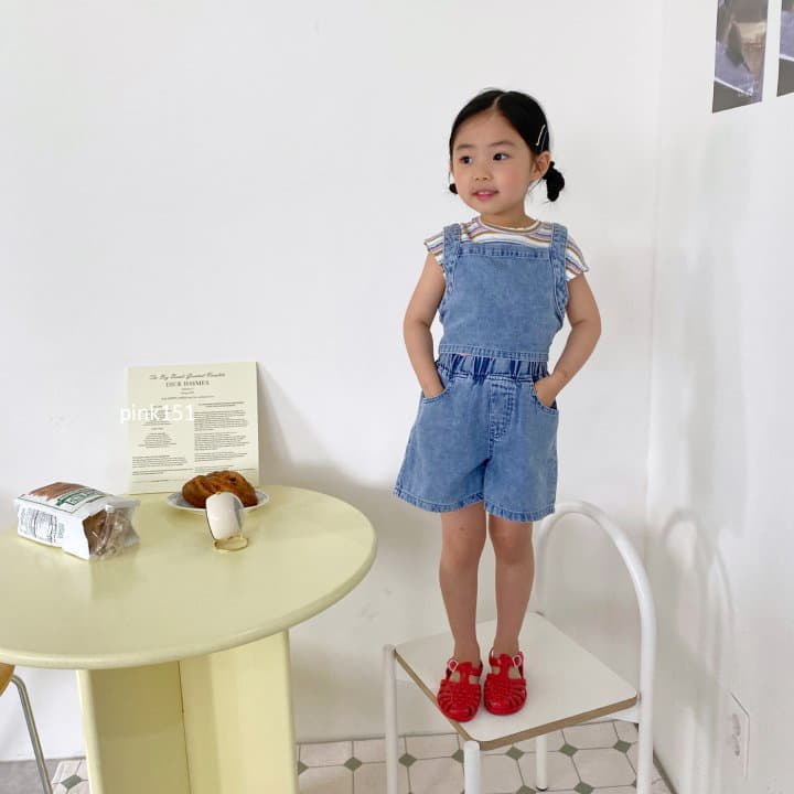 Pink151 - Korean Children Fashion - #magicofchildhood - Stone Denim Vest - 9