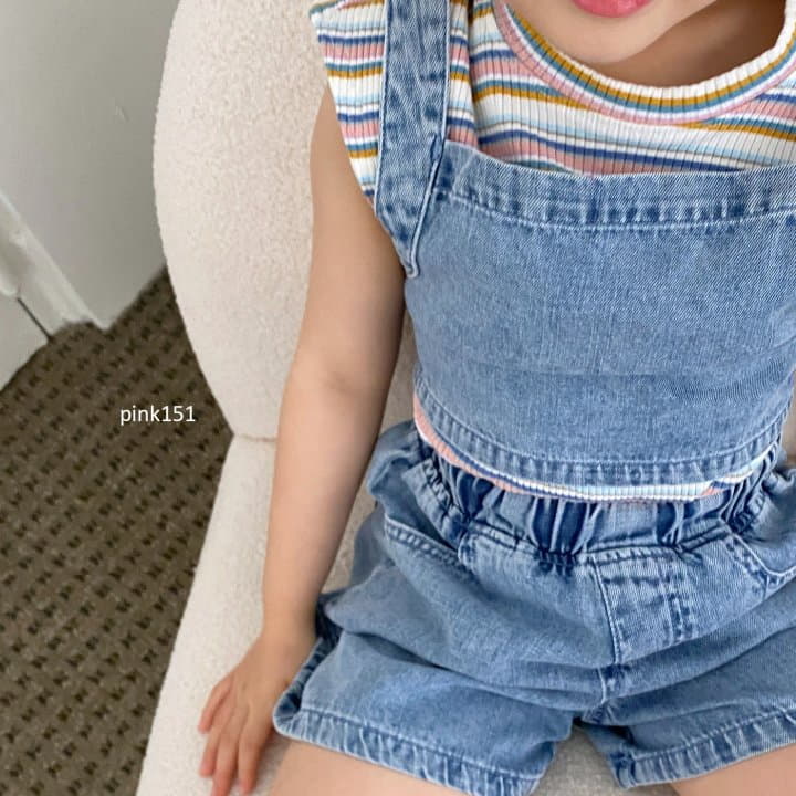 Pink151 - Korean Children Fashion - #minifashionista - Stone Denim Vest - 10