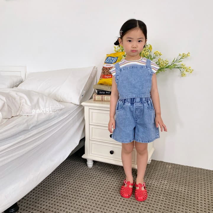 Pink151 - Korean Children Fashion - #todddlerfashion - Stone Denim Vest - 12