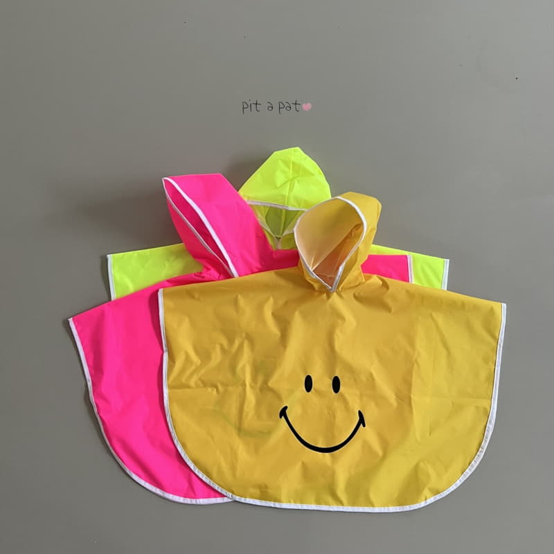 Pitapat - Korean Children Fashion - #discoveringself - Smile Raincoat