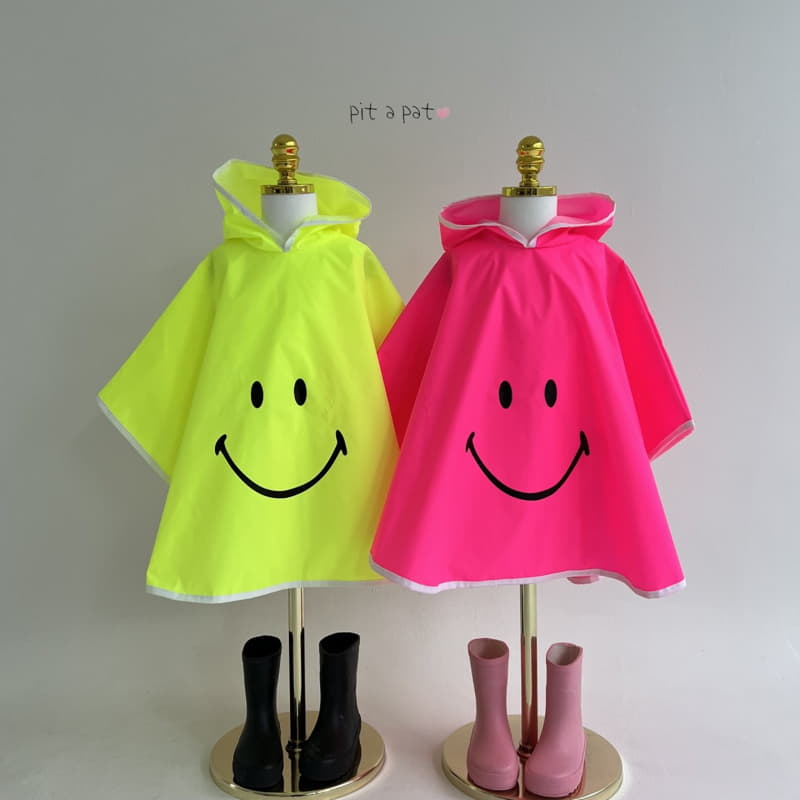 Pitapat - Korean Children Fashion - #littlefashionista - Smile Raincoat - 7