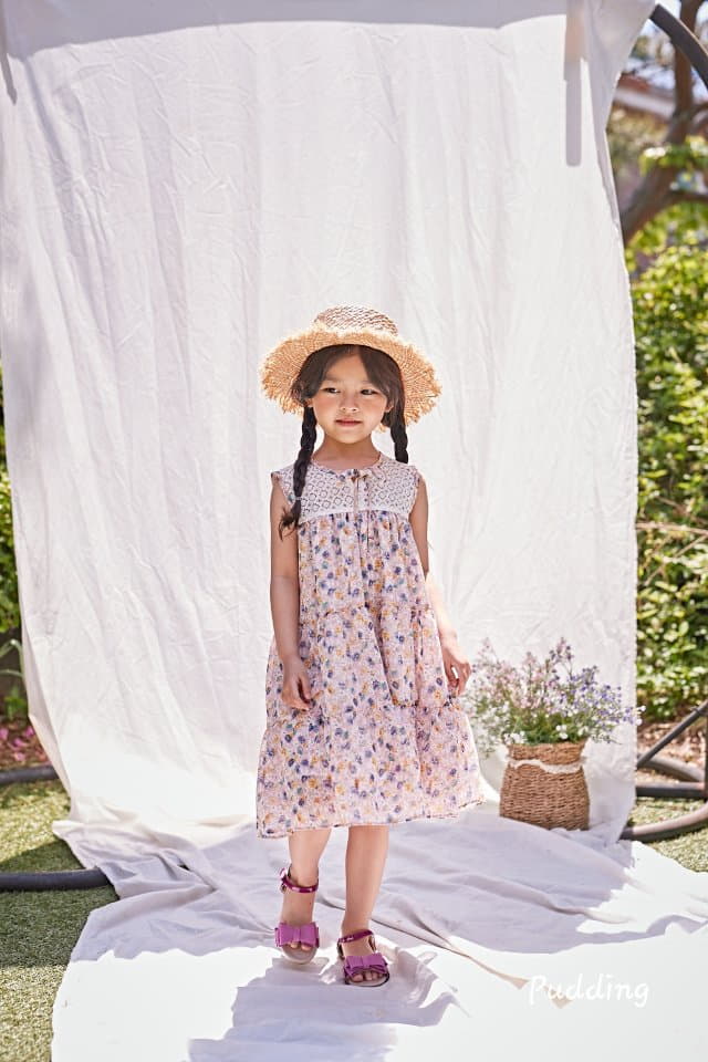 Pudding - Korean Children Fashion - #childofig - Chiffon One-piece - 10