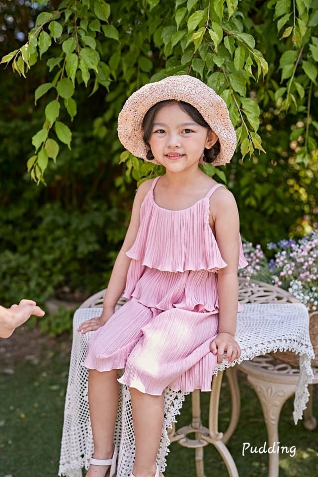 Pudding - Korean Children Fashion - #designkidswear - Wrinkle Top Bottom Set - 7