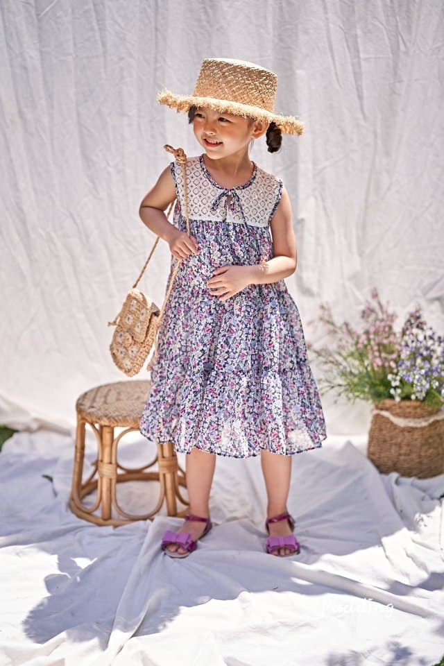 Pudding - Korean Children Fashion - #fashionkids - Chiffon One-piece