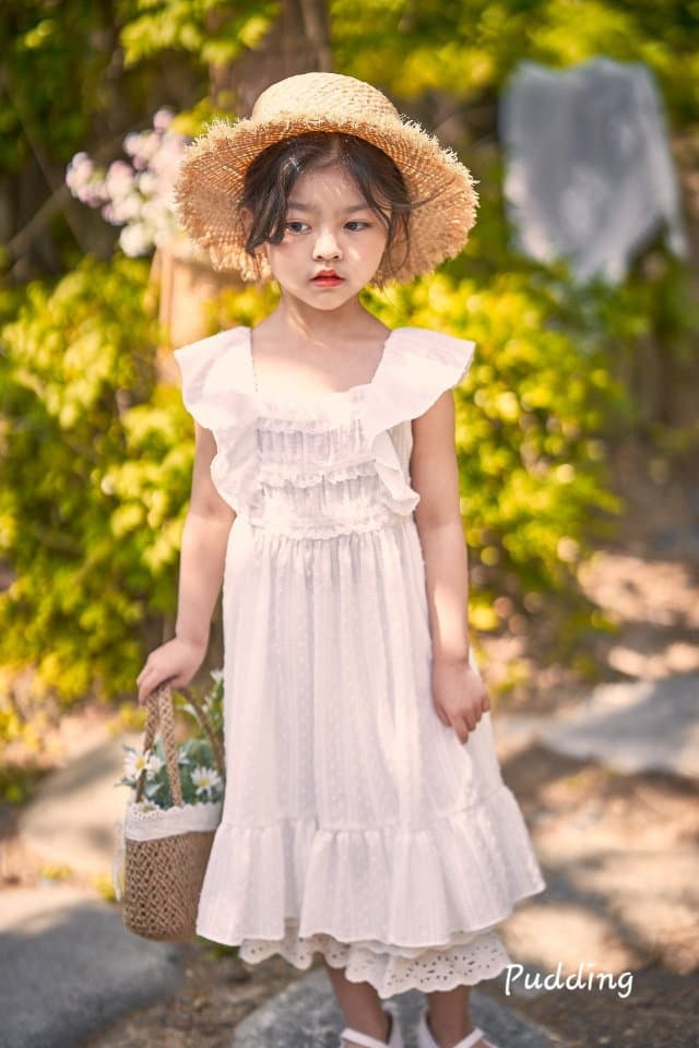 Pudding - Korean Children Fashion - #fashionkids - Frill One-piece - 4