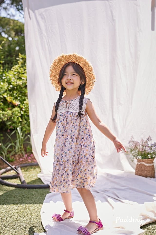 Pudding - Korean Children Fashion - #magicofchildhood - Chiffon One-piece - 7