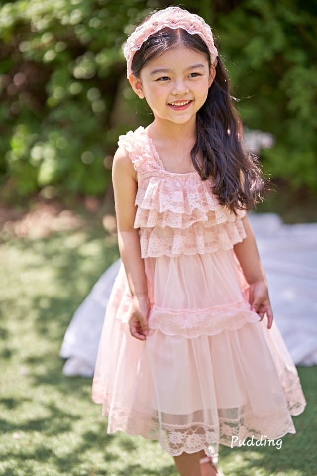 Pudding - Korean Children Fashion - #minifashionista - Lace One-piece - 9