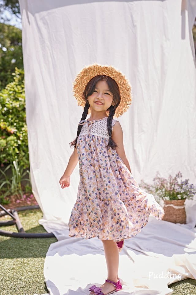 Pudding - Korean Children Fashion - #minifashionista - Chiffon One-piece - 8