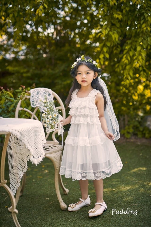 Pudding - Korean Children Fashion - #prettylittlegirls - Lace One-piece - 10