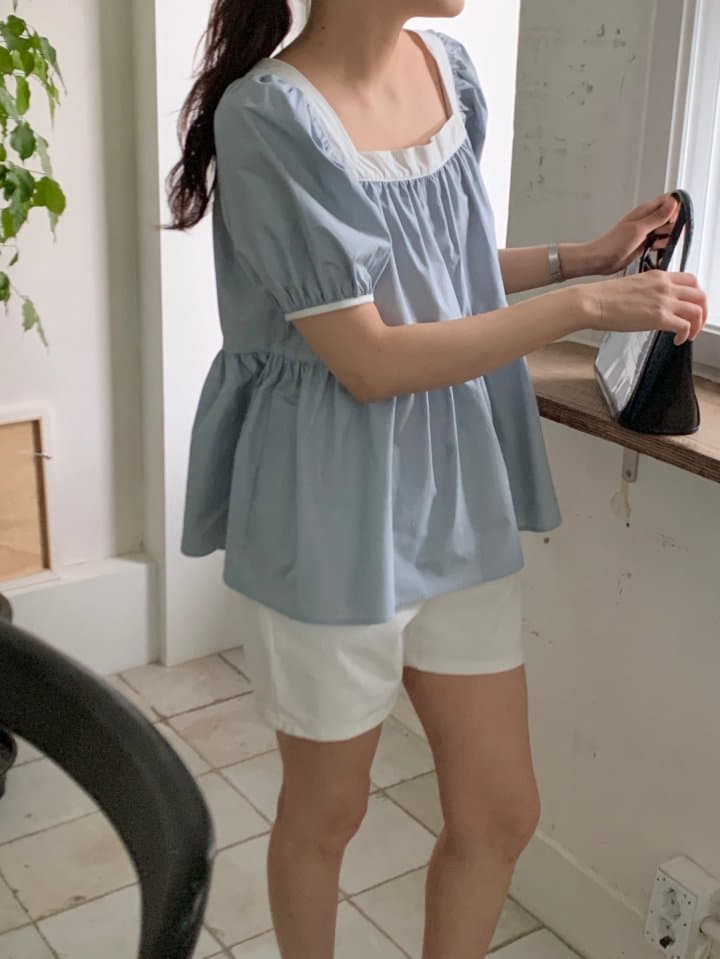 Renouveau - Korean Women Fashion - #momslook - Blan Blouse - 3