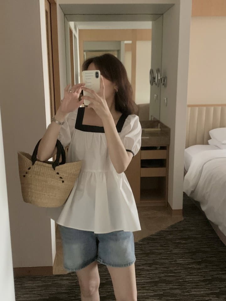 Renouveau - Korean Women Fashion - #momslook - Blan Blouse - 5