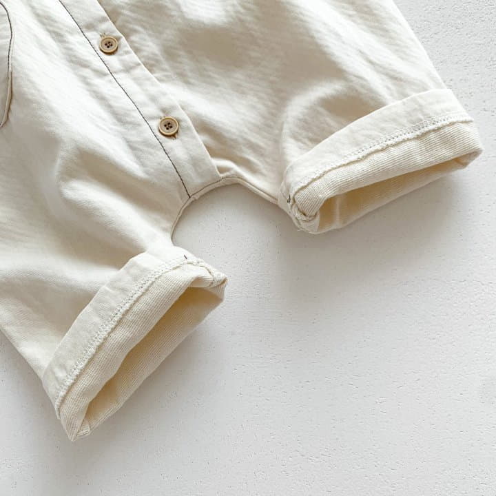 Reve Kid - Korean Baby Fashion - #babyboutiqueclothing - Bear Stitch Bodysuit - 5